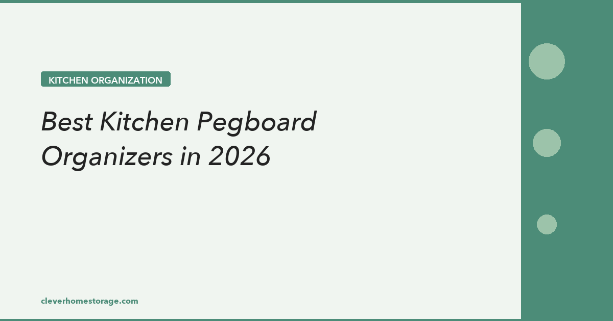Best Kitchen Pegboard Ideas and Organizers in 2026