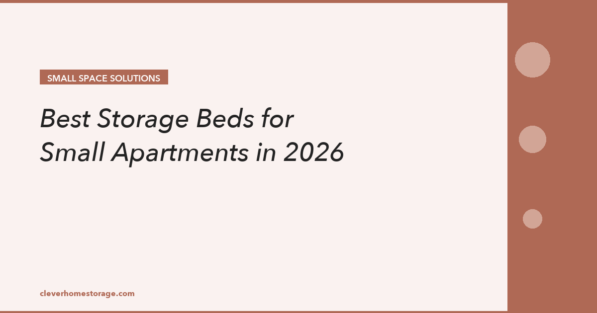 Best Storage Beds for Small Apartments in 2026